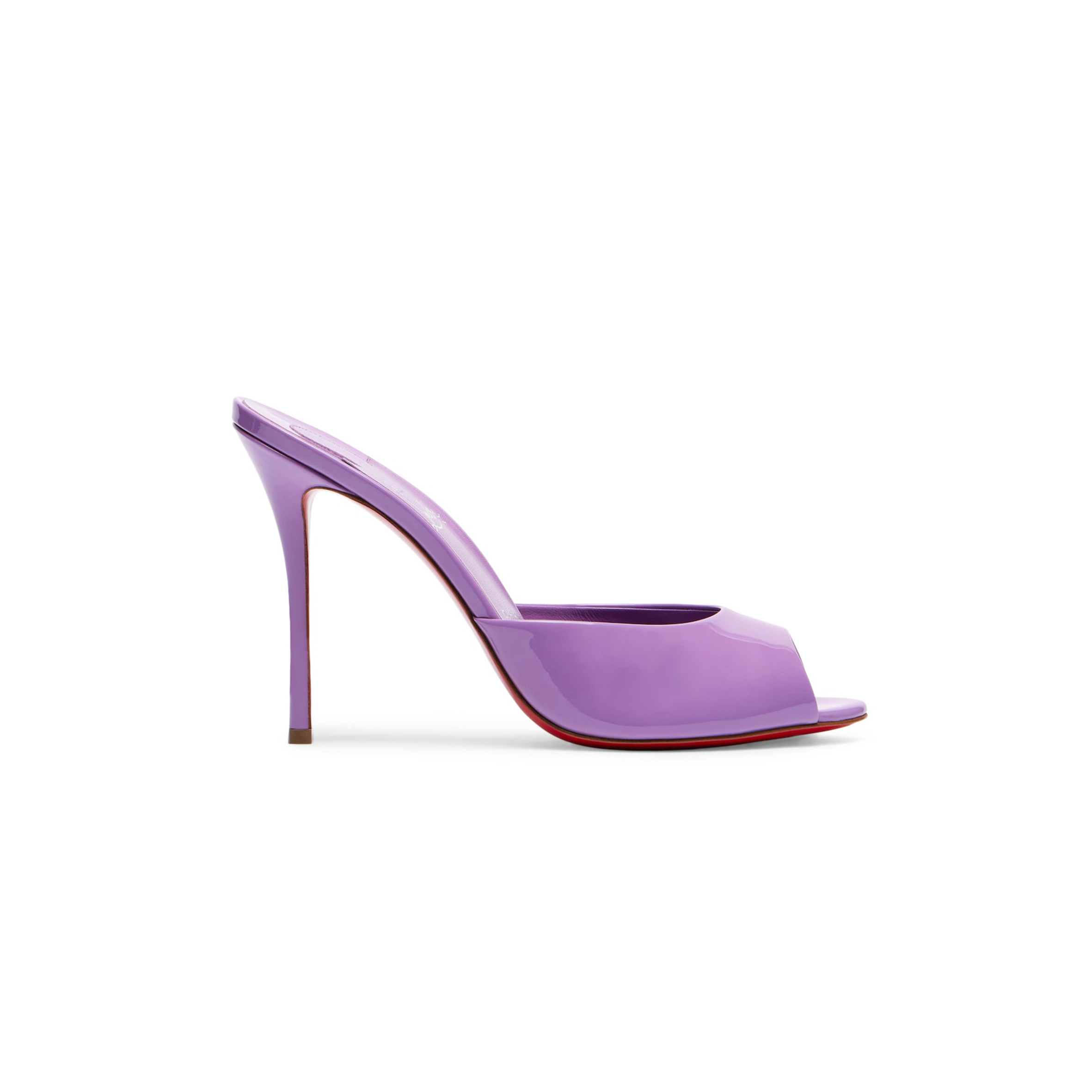 Chr1st1an louboutin me dolly 100 patent leather mules